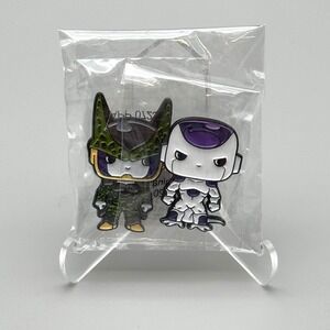 Dragon Ball Z Perfect Cell and Frieza Funko Enamel Pins Set of 2 Brand New